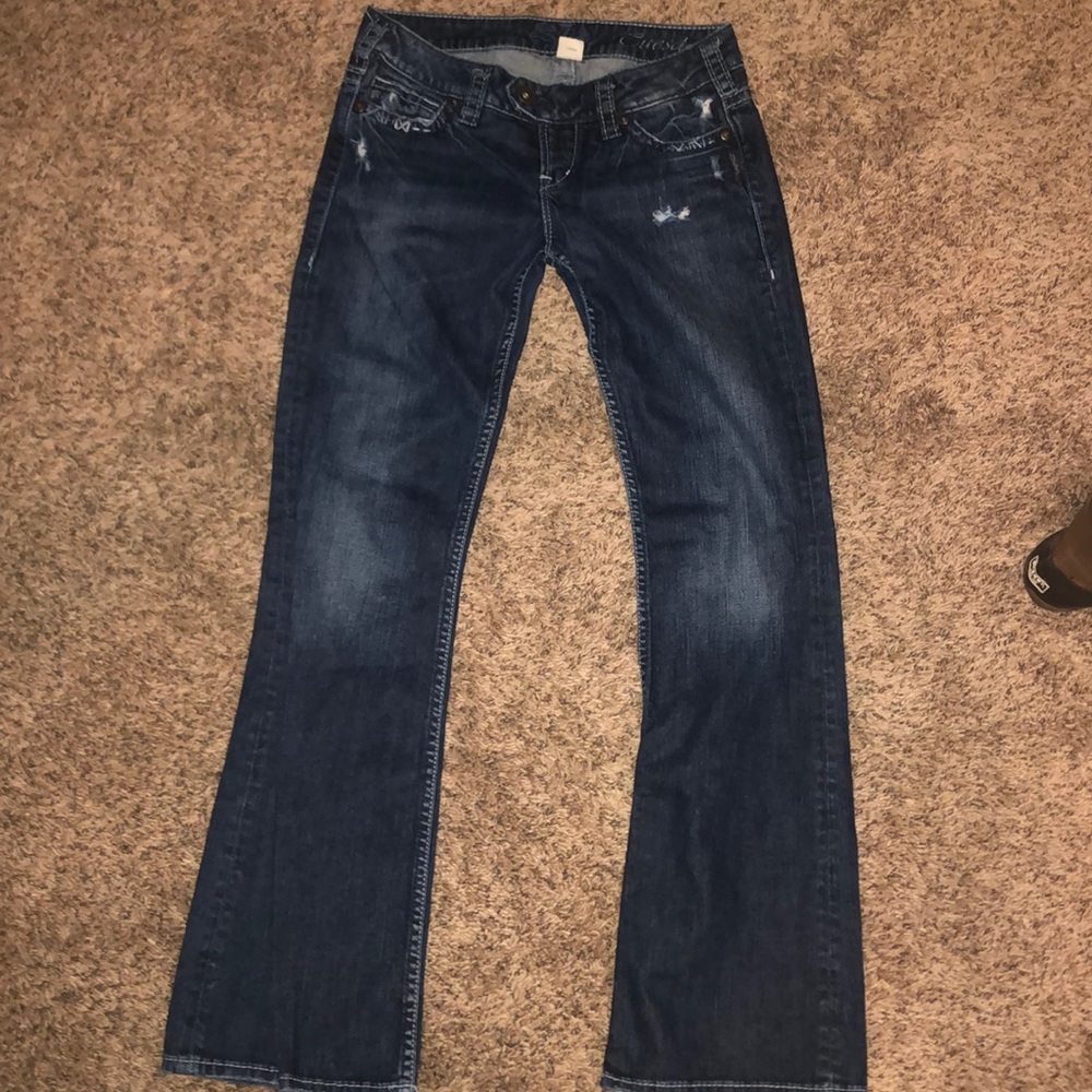 Silver jeans